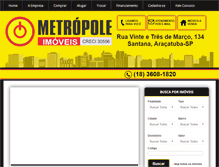 Tablet Screenshot of metropoleimoveisata.com.br